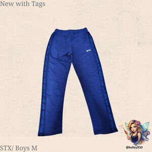 💙 STX Boys Track Pants – Size Medium – Blue Athletic Joggers 💙